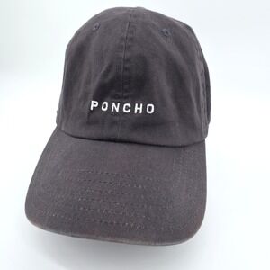 Poncho Dark Gray Baseball Cap Made For‎ The Outdoors Adjustable Strap
